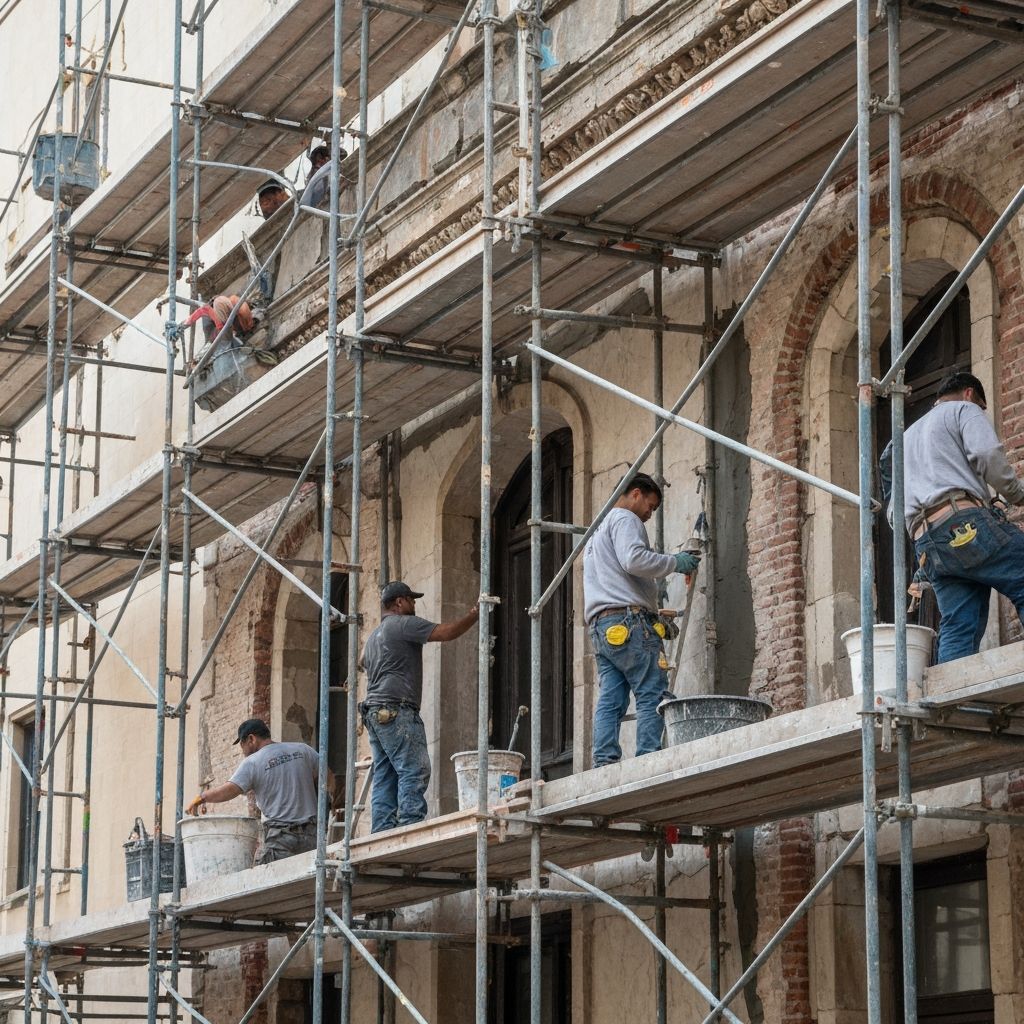 ترميم وإعادة تأهيل المباني